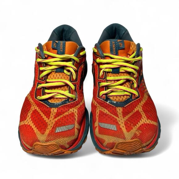 Brooks Ghost12 Orange Turkey Trot Thanksgiving Running Shoes Women's 7B Shoes - Picture 2 of 14